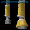 JVN Citrus yellow royal leg protectors and bell boots