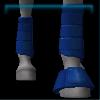 JVN Royal blue sporty leg protectors and bell boots