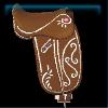 Gingerbread Gallop dressage saddle