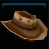 Old fashioned cowboy hat