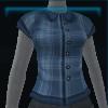 Blue collared shirt