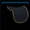 Monochrome saddle pad