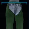 Forest green chaps