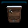 Rex Stamper Hazelnut saddle bag