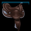 Forest Plaid Western saddle