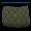 Moorland saddle pad in woodland green