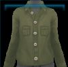 Western shirt in woodland green