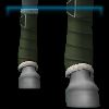 Woodland green leg wraps