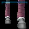 Bobcats pink leg wraps