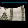 Western saddle pad in off-white
