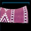 Western saddle pad in Bobcats pink
