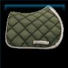 Woodland green jumping saddle pad