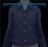 Western shirt in navy blue
