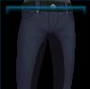 Navy riding pants with socks