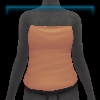 Peach tube top