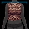 Disco Ball rose gold chainmail top