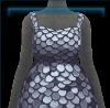 Disco Ball silver chainmail dress