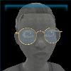 Round wireframe glasses