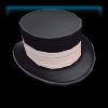Gilded Glamour black top hat