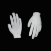 Gilded Glamour white gloves