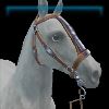 Ideal Knight horned bridle