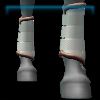 Gleaming Glamour black leg protectors