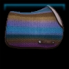 Autumn Leaves jumping blanket in blue tones
