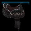 Obsidian Count Western saddle