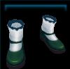 Emerald Goth Mary Janes with ankle socks