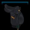Emerald Goth jumping saddle