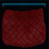 Large blood-red blanket