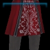 Crimson Majesty skirt