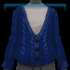 Cloudy Winter Sky blue cardigan