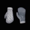 Cloudy Winter Sky grey gloves