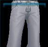 Cloudy Winter Sky grey jeans