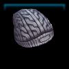 Cloudy Winter Sky dark grey beanie