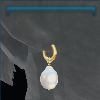 Pearlescent Perfection gold earrings