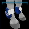 Blizzard Bound dark open front boots