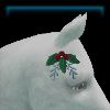 Mistletoe Holly head decoration