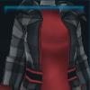 Red checkered jacket