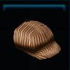 Tiger striped flat cap