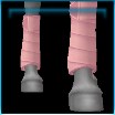 Blushing Blossom leg wraps