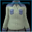 Line dancer's bluegrass shirt