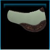 Line dancer's bluegrass saddle pad