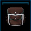 Rugged suede saddlebag