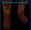 Rugged suede boots