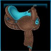 Simmental Western saddle