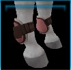 World Class pink open front boots