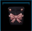 World Class black saddle bag