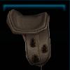 Dark brown Fall saddle